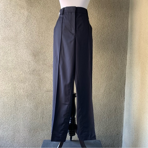 “COS” Navy Blue Wool Pants NWT size 12 - Picture 3 of 10